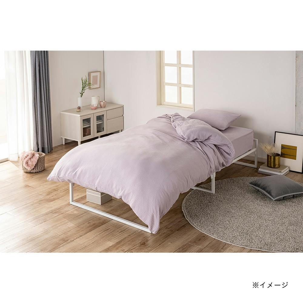 綿100%ガーゼの掛ふとんカバー パープル ダブル※カバーのみ | 布団・枕