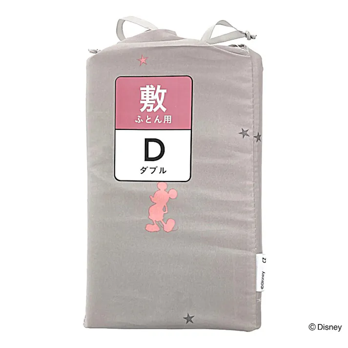 軽くてやわらかい敷ふとんカバー ミッキーマウス ダブル 幅145cm 奥行215cm※カバーのみ