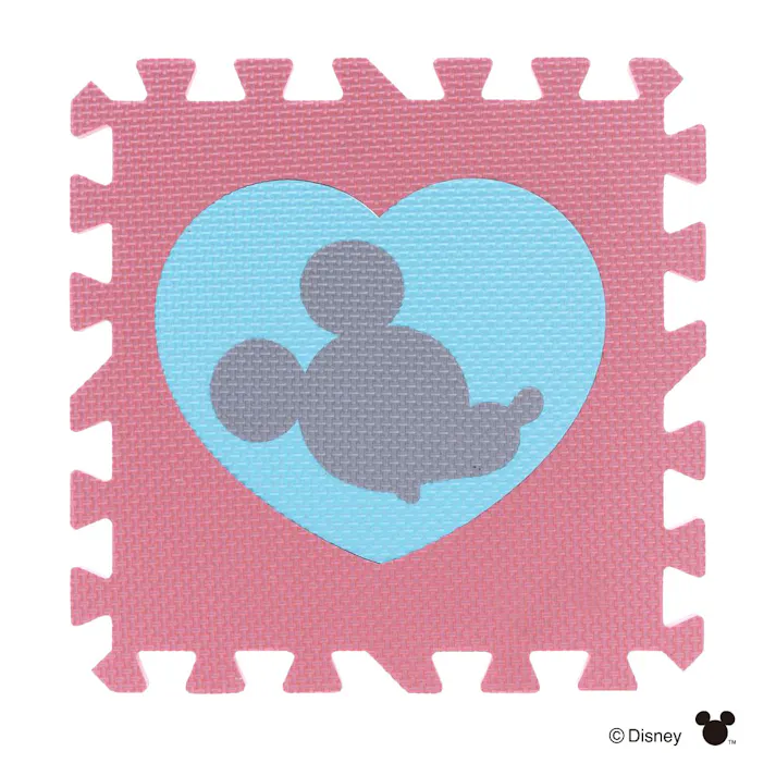 縁付遊べるジョイントマット ミッキー&ミニー 9枚組セット