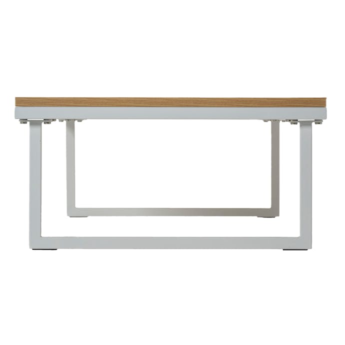 テーブルにもなるソファフレーム ホワイト 105×50cm