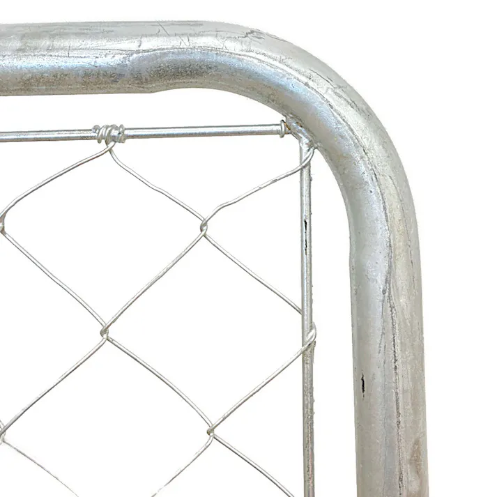 アメリカンフェンス 90×180cm ドブメッキ シルバー【SU】