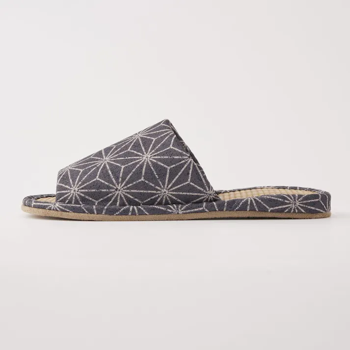 天然素材 竹スリッパ ネイビー M