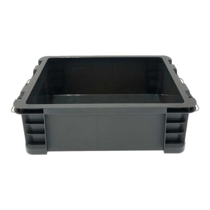 カインズ PRO 耐候材 蓋付コンテナ 13 グレー 幅29.5cm 奥行44.3cm 高さ15.9cm