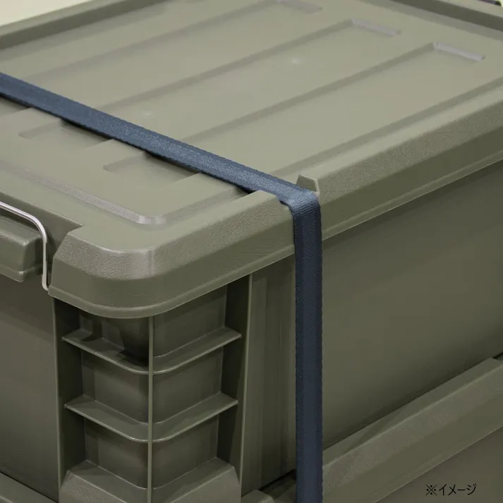 カインズ PRO 耐候材 蓋付コンテナ 22 グリーン 幅37.9cm 奥行54.5cm 高さ20.3cm