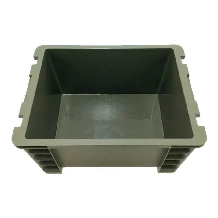 カインズ PRO 耐候材 蓋付コンテナ 45 グリーン 幅37.9c 奥行54.5cm 高さ32.2cm