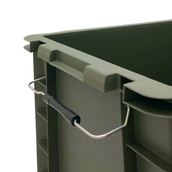 カインズ PRO 耐候材 蓋付コンテナ 45 グリーン 幅37.9c 奥行54.5cm 高さ32.2cm