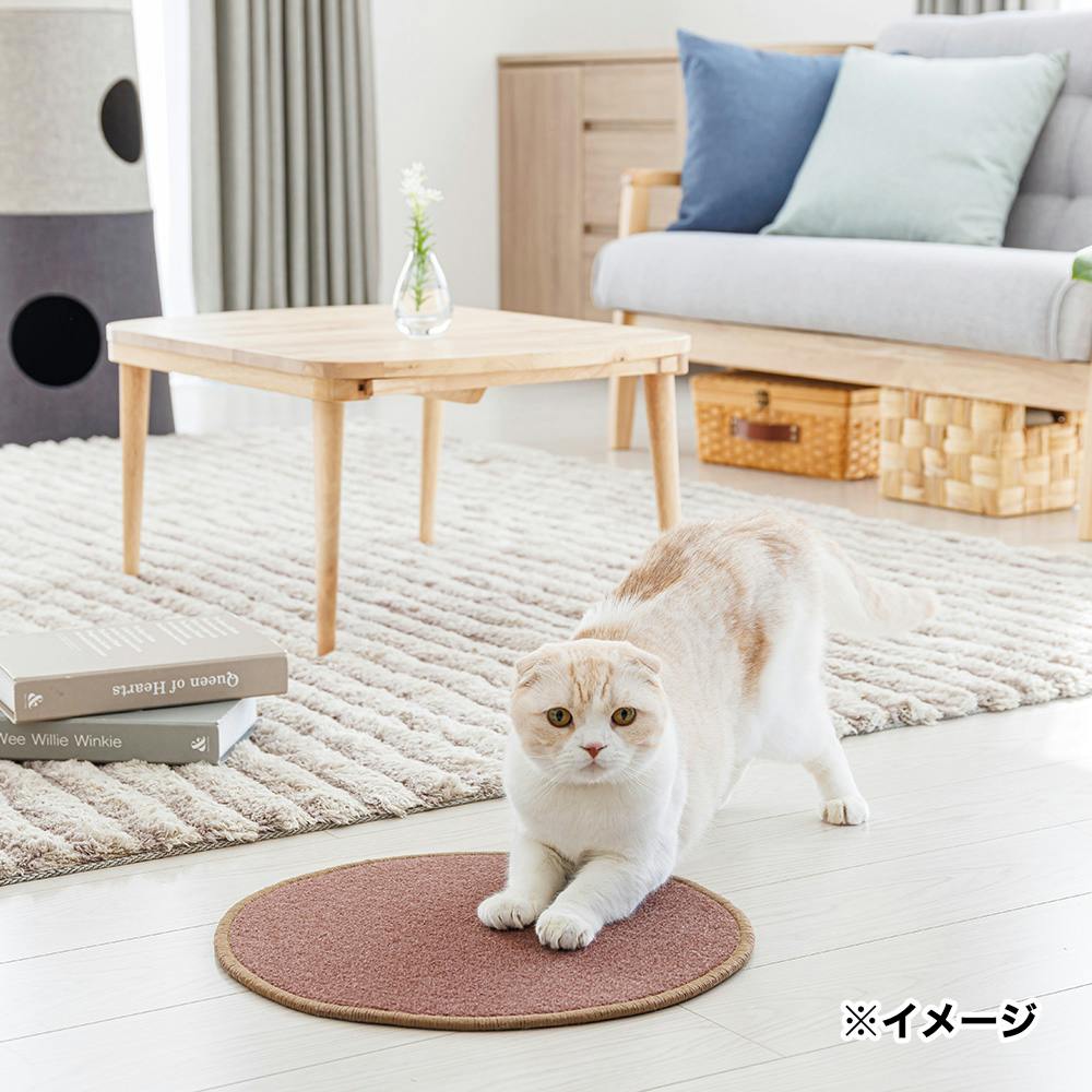 猫の爪とぎ 吸着マット ブラウン | ペット用品（猫） | ホームセンター