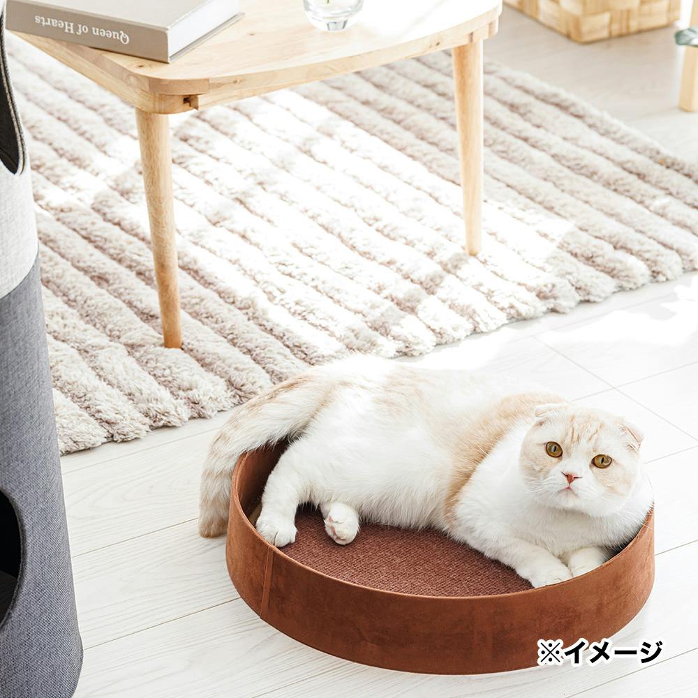 Benboo 猫爪とぎマット、爪とぎマット猫用爪とぎ36cm X 36cm, 青-