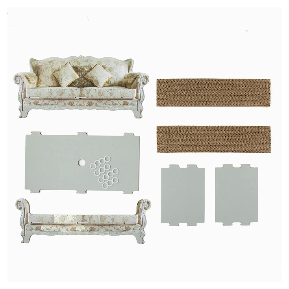 Caricarina 花柄 ソファ型爪とぎXL 交換できる 爪とぎソファ 花柄 | ペット用品（猫） 通販