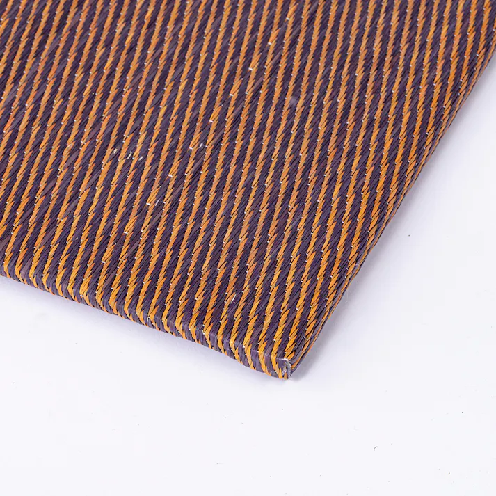 ずれにくい縁無システム畳 プレーン ブラウン 82×82cm