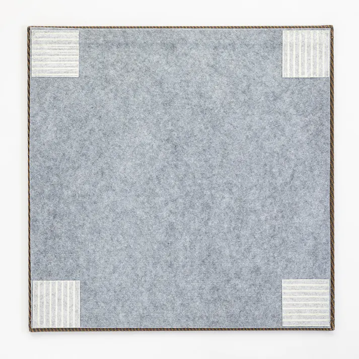 水や汚れ拭き取りやすいシステム畳 プレーンブラウン 82×82cm