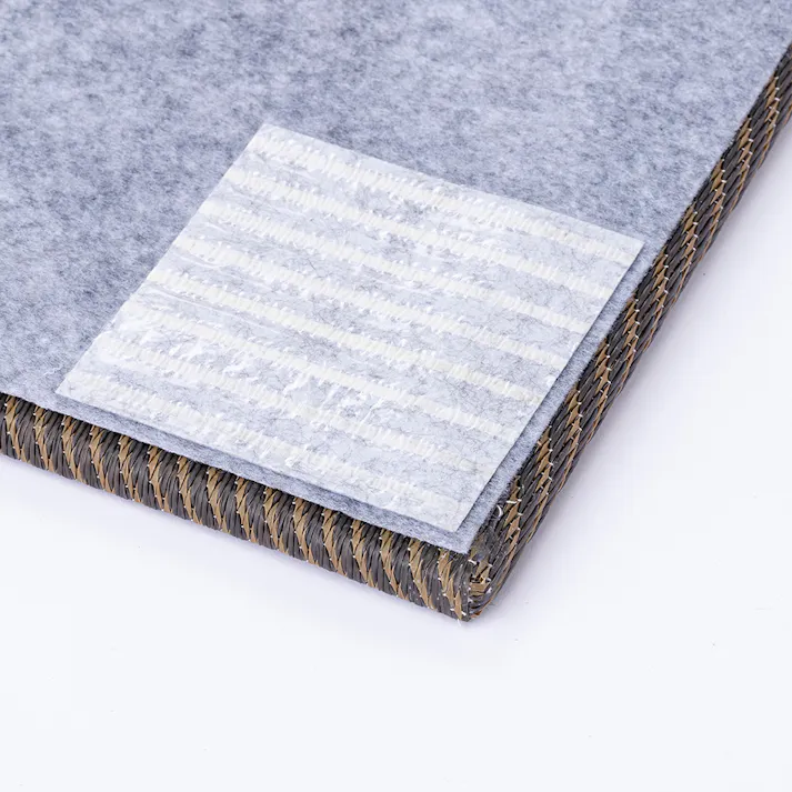 水や汚れ拭き取りやすいシステム畳 プレーンブラウン 82×82cm