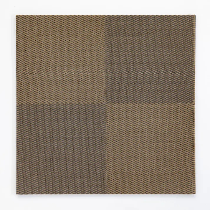 水や汚れ拭き取りやすいシステム畳 チェックブラウン 82×82cm