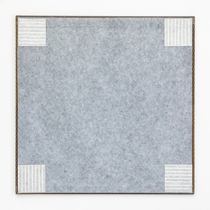 水や汚れ拭き取りやすいシステム畳 チェックブラウン 82×82cm