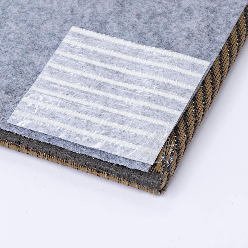 水や汚れ拭き取りやすいシステム畳 チェックブラウン 58×58cm 水や汚れ拭き取りやすいシステム畳 チェックブラウン 58×58cm