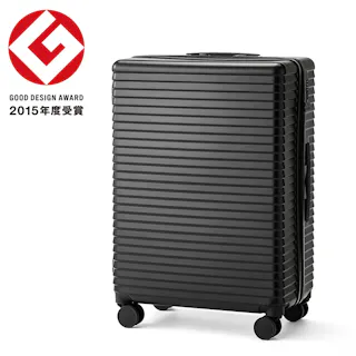 スーツケース TRADDY すぅーと転がるキャスター付きキャリー 85L ブラック 機内持込可能 キャリーバッグ キャリーケース