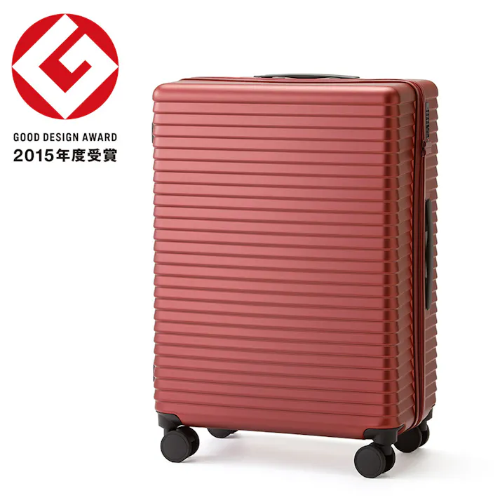 TRADDY すぅーと転がるキャスター付きキャリー 85L レッド(販売終了)