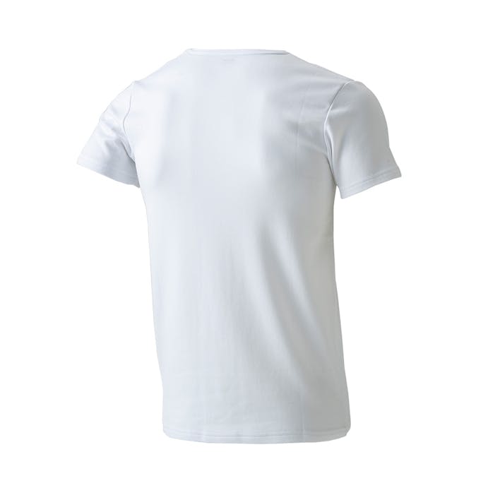 サラサーモ 蒸れにくいインナーTシャツ 半袖 L V首 ホワイト