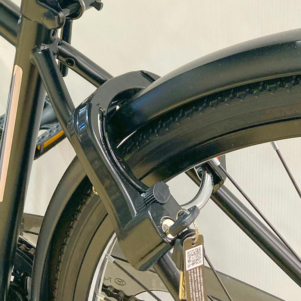パンクしないクロスバイク　CAINZオリジナル　２７インチ 自転車】パンクしないクロスバイク 27インチ 外装6段 オート