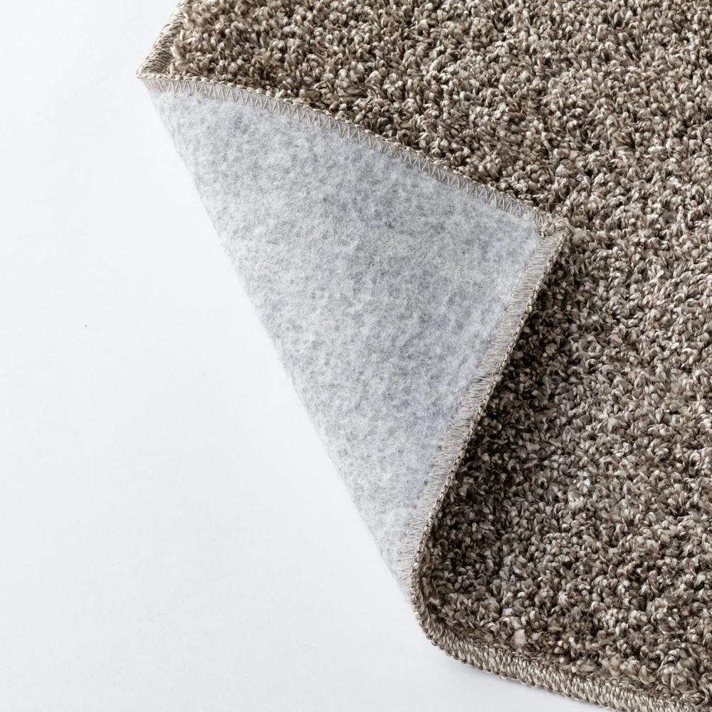 もかページ シャギータフトラグ モカ 185×185cm | ラグ・カーペット・マット