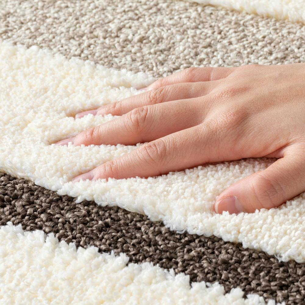 ソフトポリエステルタフトラグ アイボリー 130×185cm(販売終了) | ラグ