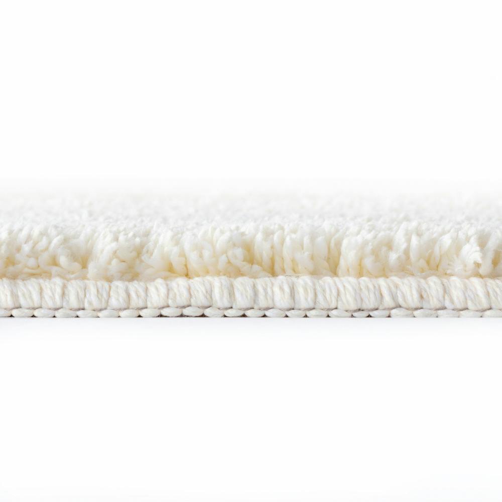 OHGA プレミアムコットン　アイボリー ソフトポリエステルタフトラグ アイボリー 130×185cm(販売終了) | ラグ