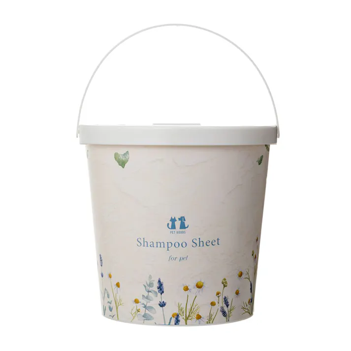 シャンプータオル デザインバケツ 本体 130枚