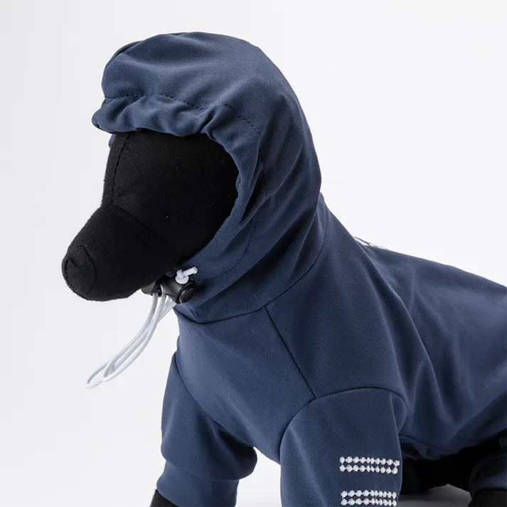 不快害虫から愛犬を守るペットスーツ ネイビー 4Lサイズ ペット服(犬の服)(販売終了)