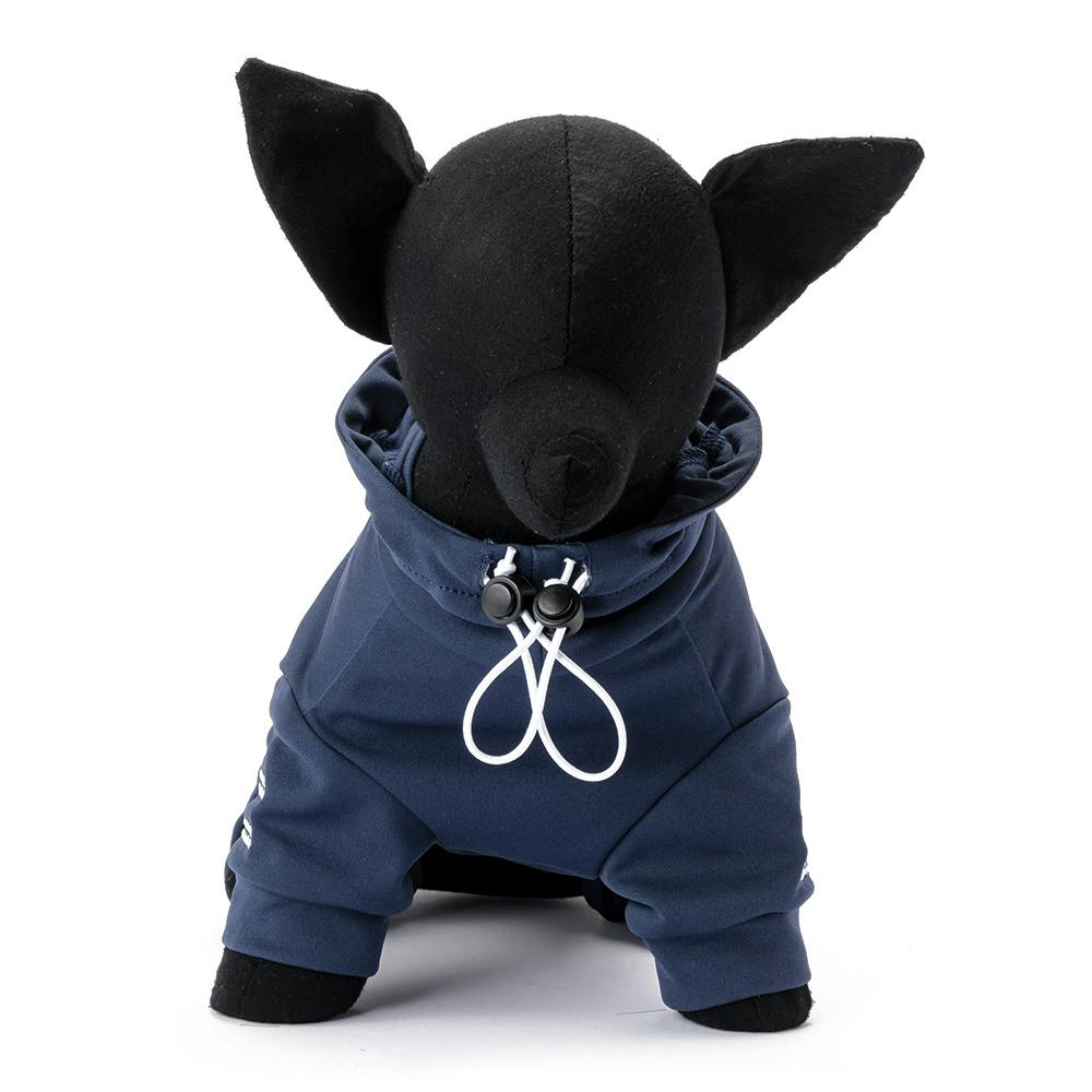 不快害虫から愛犬を守るペットスーツ ネイビー 7Lサイズ ペット服(犬の
