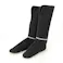 カインズ 防寒ロングインナーソックス LL ブラック