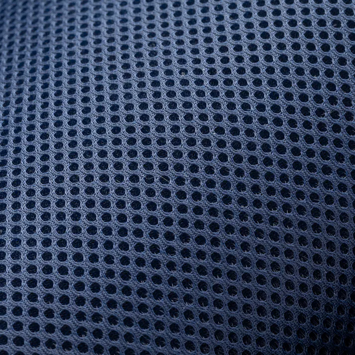 カバーが洗えるレバー式倒れにくい座椅子 ネイビー 幅50cm 奥行65~119cm 高さ16~73cm リクライニング フルフラット ヘッドギア調整可