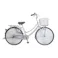 【自転車】軽快車3 24型 シルバー