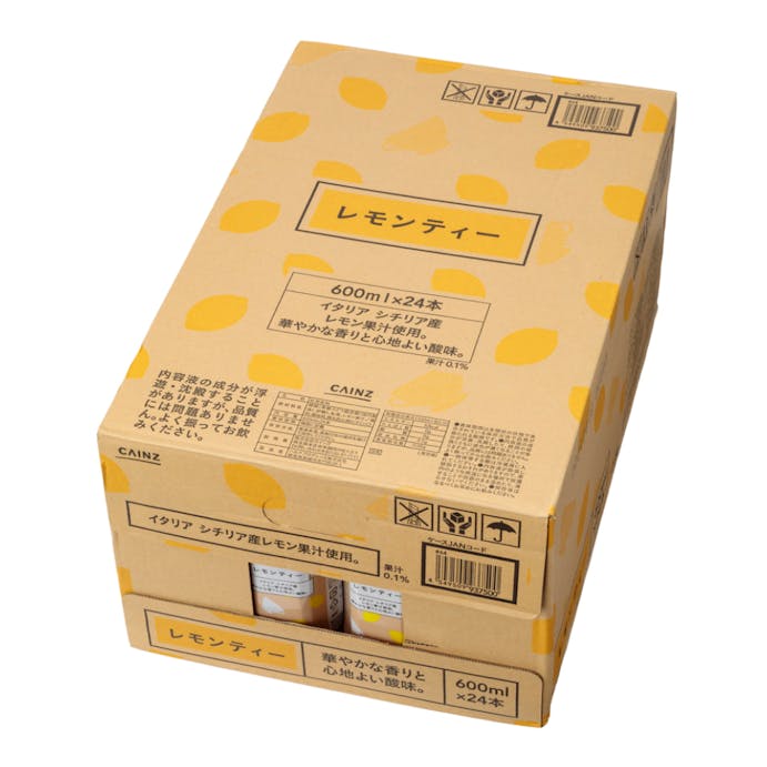 【ケース販売】CAINZ レモンティー 600ml×24本