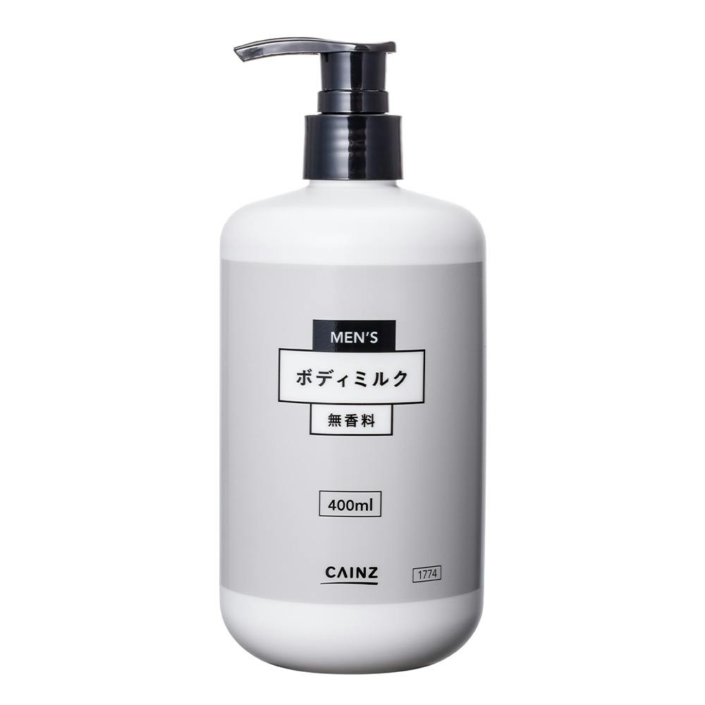 カインズ メンズ ボディミルク 400ml 無香 男性用ボディケア カインズ メンズ ボディミルク 400ml 無香 男性用ボディケア