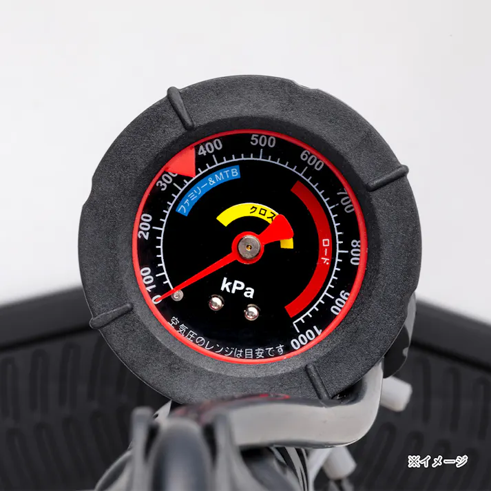 カインズ SG基準 自転車用 ゲージ付き空気入れ