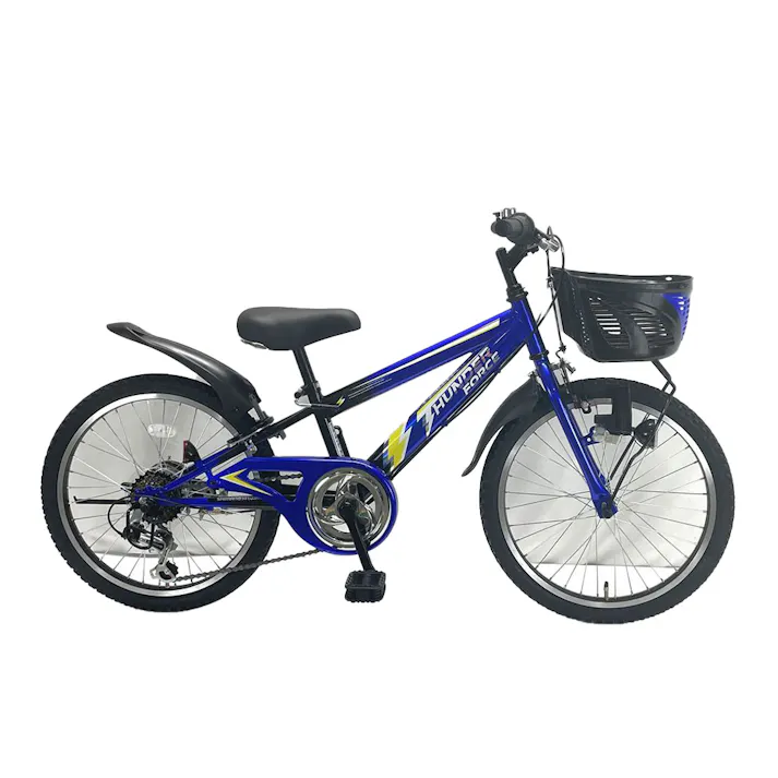 【自転車】ジュニアマウンテン サンダーフォース6 20インチ 外装6段 ブルー