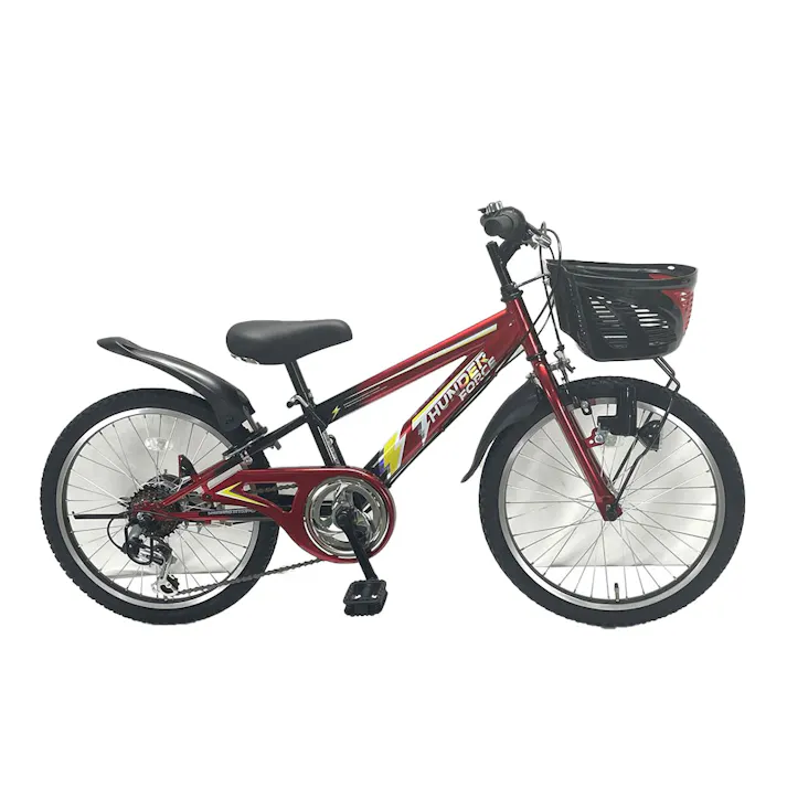 【自転車】ジュニアマウンテン サンダーフォース6 20インチ 外装6段 レッド