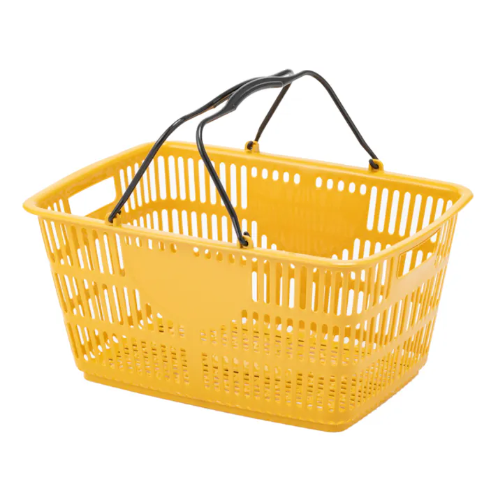 買い物バスケット イエロー