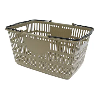 買い物バスケット カーキ