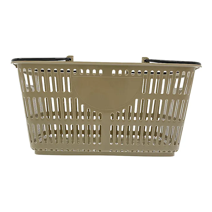 買い物バスケット カーキ