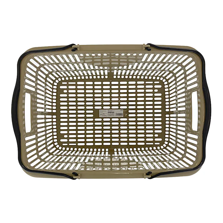 買い物バスケット カーキ