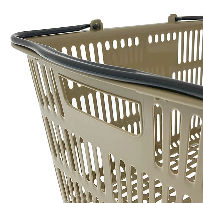 買い物バスケット カーキ