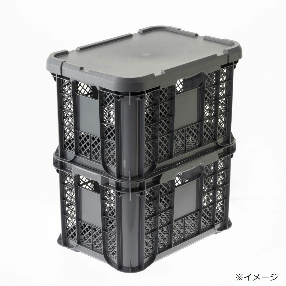 カインズ 採集コンテナ用フタ ダークグレー 耐荷重3kg | 作業工具