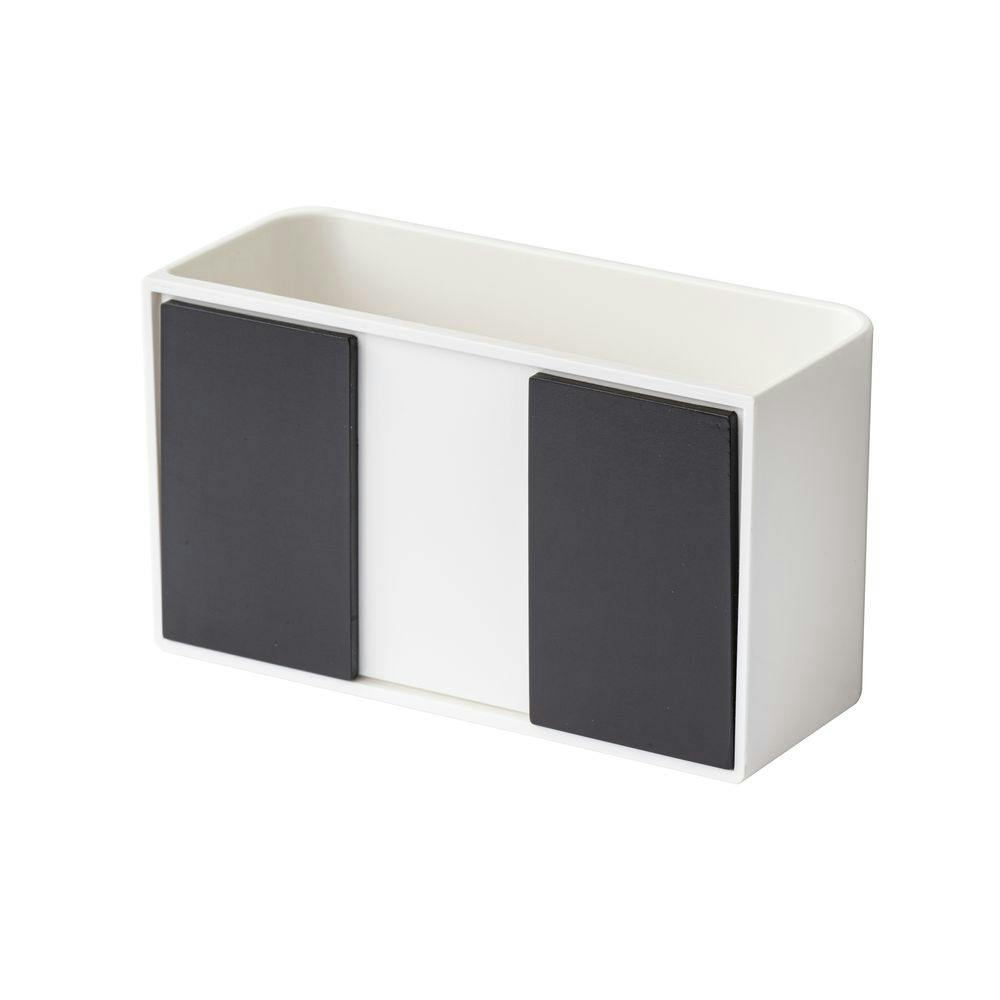 マグネット取付け チューブラック/お風呂用小物入れ 〔約幅15.6cm〕 水はけスリット付き浴室収納シリーズ RAXE57 〔32個セット〕 チューブラック チューブラック マグネット取付 ホワイト ｜ 小物入れ バス小物 マグネット 浴室 壁面 お風呂 ラック 収納 浮かせる 磁石