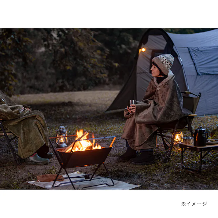 カインズ あったかブランケット ブラウン 幅150×長さ180cm