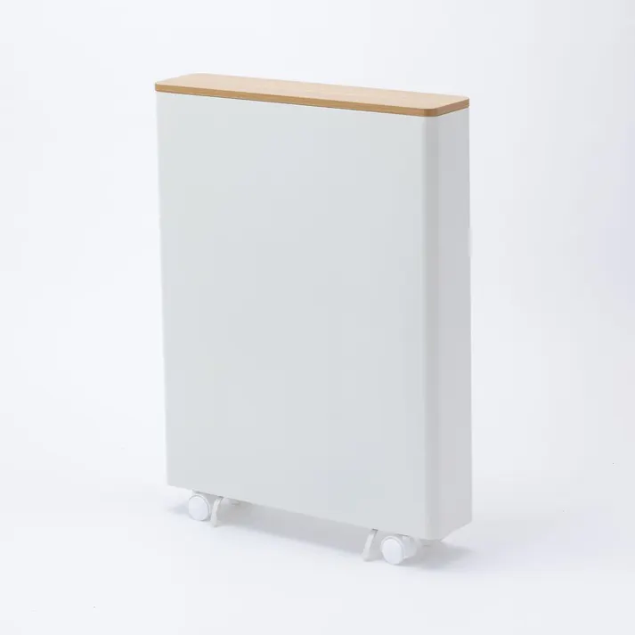 棚の高さが変えられる スリムトイレ収納 ワイド ホワイト