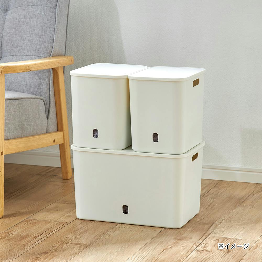 インテリアソフトケース ハーフ シンプルホワイト | 小物収納・フリー