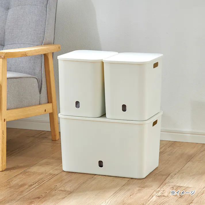 インテリアソフトケース ハーフ フタ シンプルホワイト