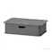 インテリアコンテナ 浅型 シックグレー