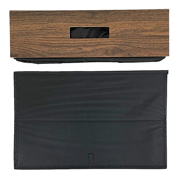 木目調インナーボックス ブラウン 浅型